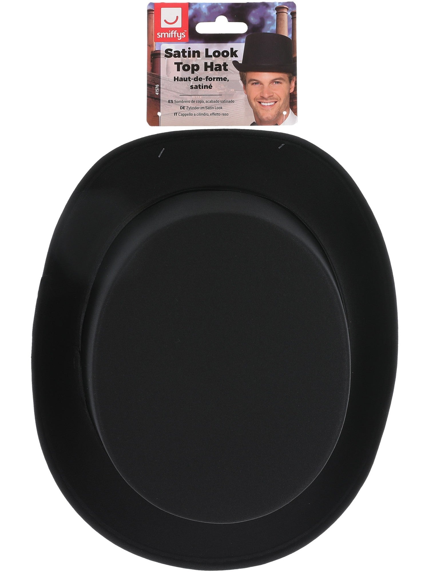 smiffys-fever-zylinder-schwarz-satin-kost-m-hut image 2