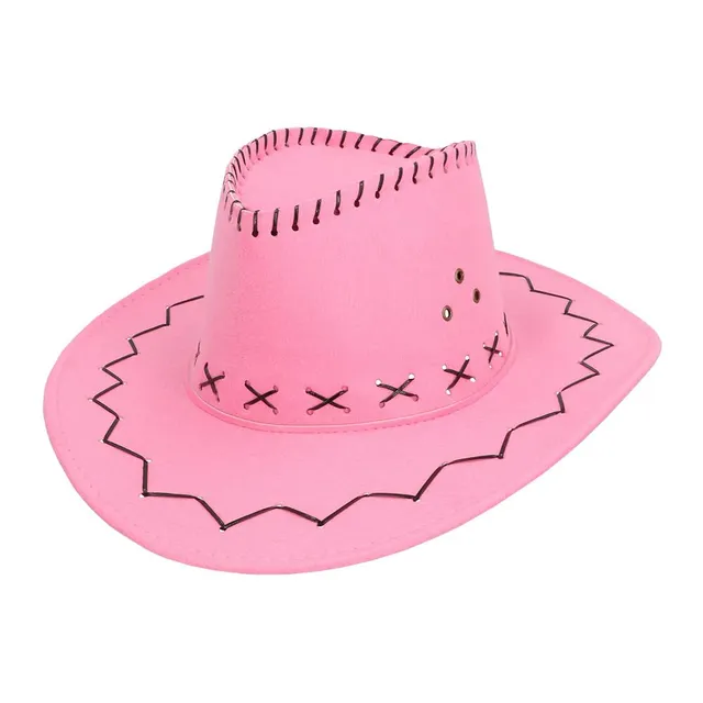 boland-savanne-cowboyhut-kunstleder-rosa-western-hut image 1