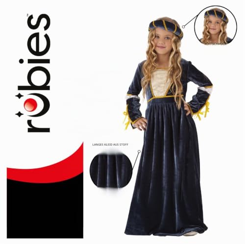 rubie-s-deluxe-julia-kost-m-m-dchen-m-5-7-jahre-prinzessin-kleid image 8