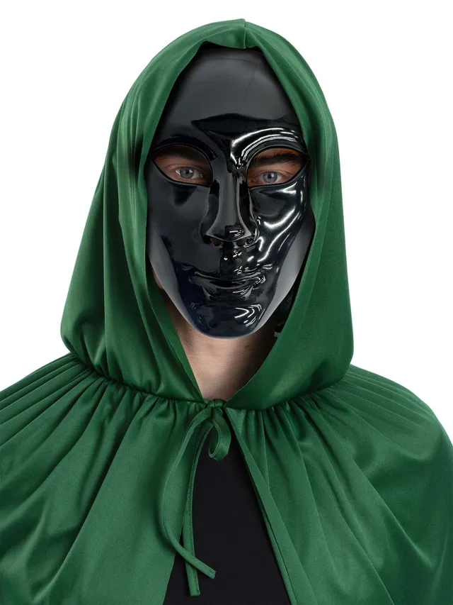 smiffys-fever-maskerade-maske-schwarz-vollgesicht-einheitsgr-e image 1