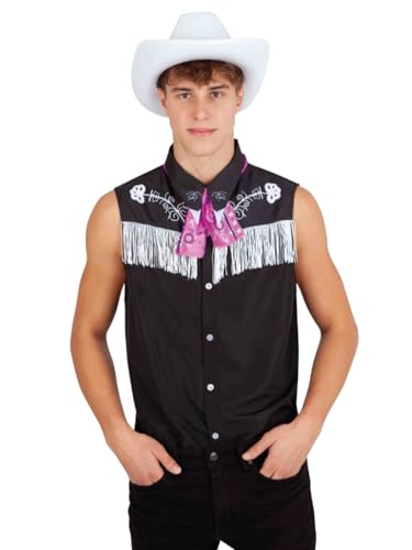 rubie-s-deluxe-cowboy-set-kost-m-erwachsene-weste-hut-schal image 4