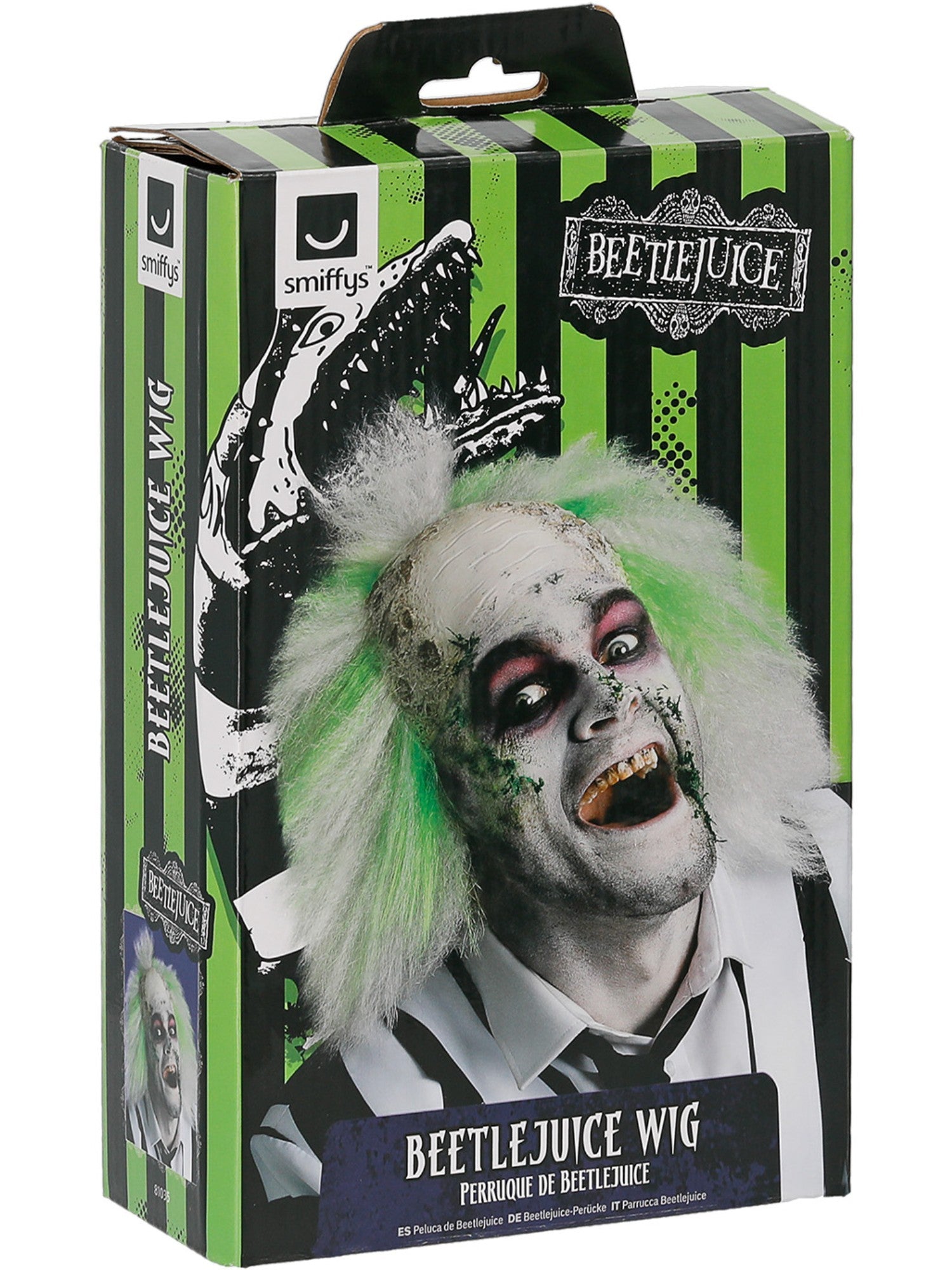 smiffys-fever-beetlejuice-herrenper-cke-gr-n-wei-lizenziert image 3
