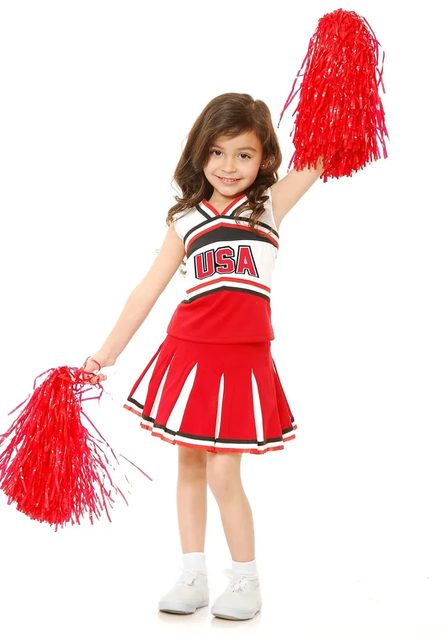 rubie-s-deluxe-cheerleader-kost-m-kinder-rock-top-usa image 1