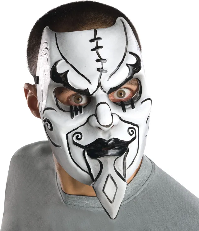 rubies-tragedie-maske-pvc-wei-schwarz-spitzes-kinn image 1