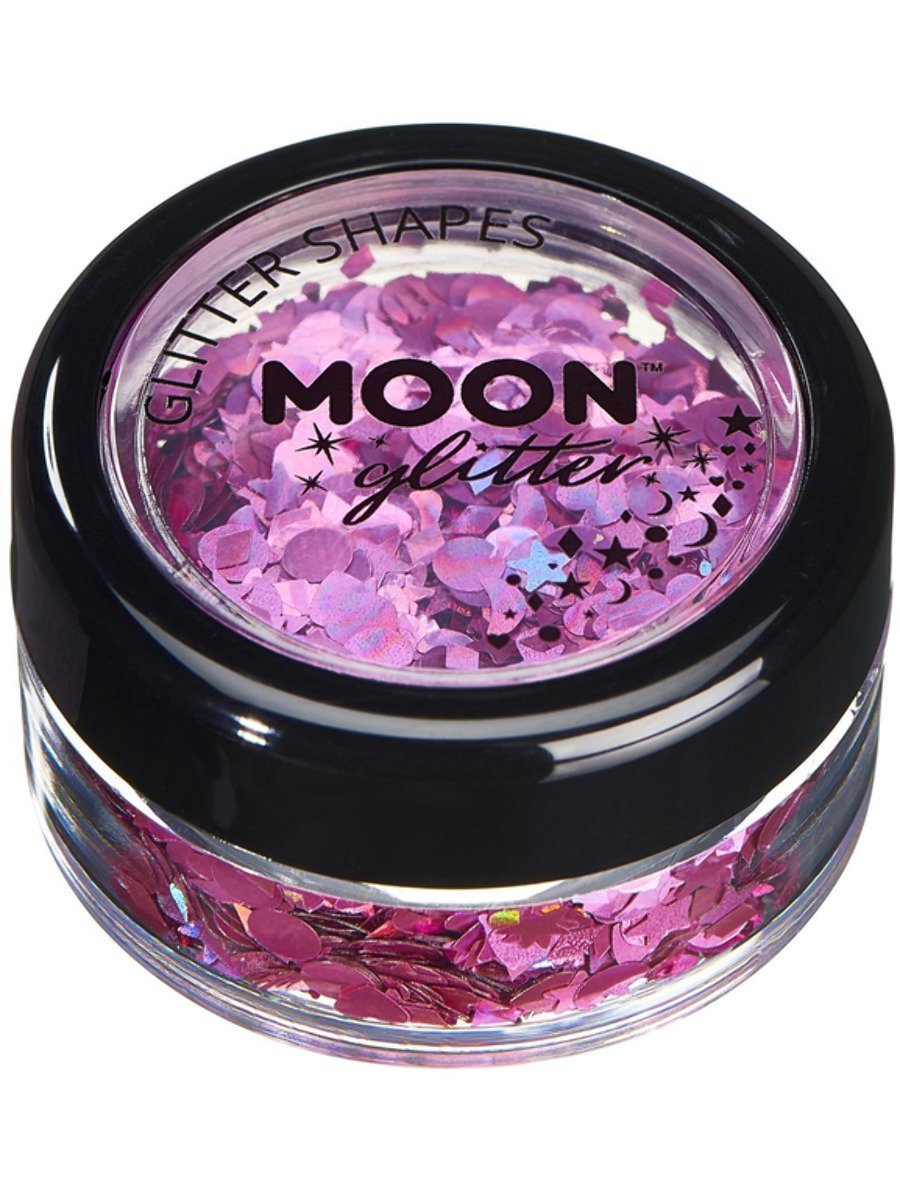 smiffys-makeup-fx-moon-glitter-shapes-glitzer-silber-3g-holografisch image 7