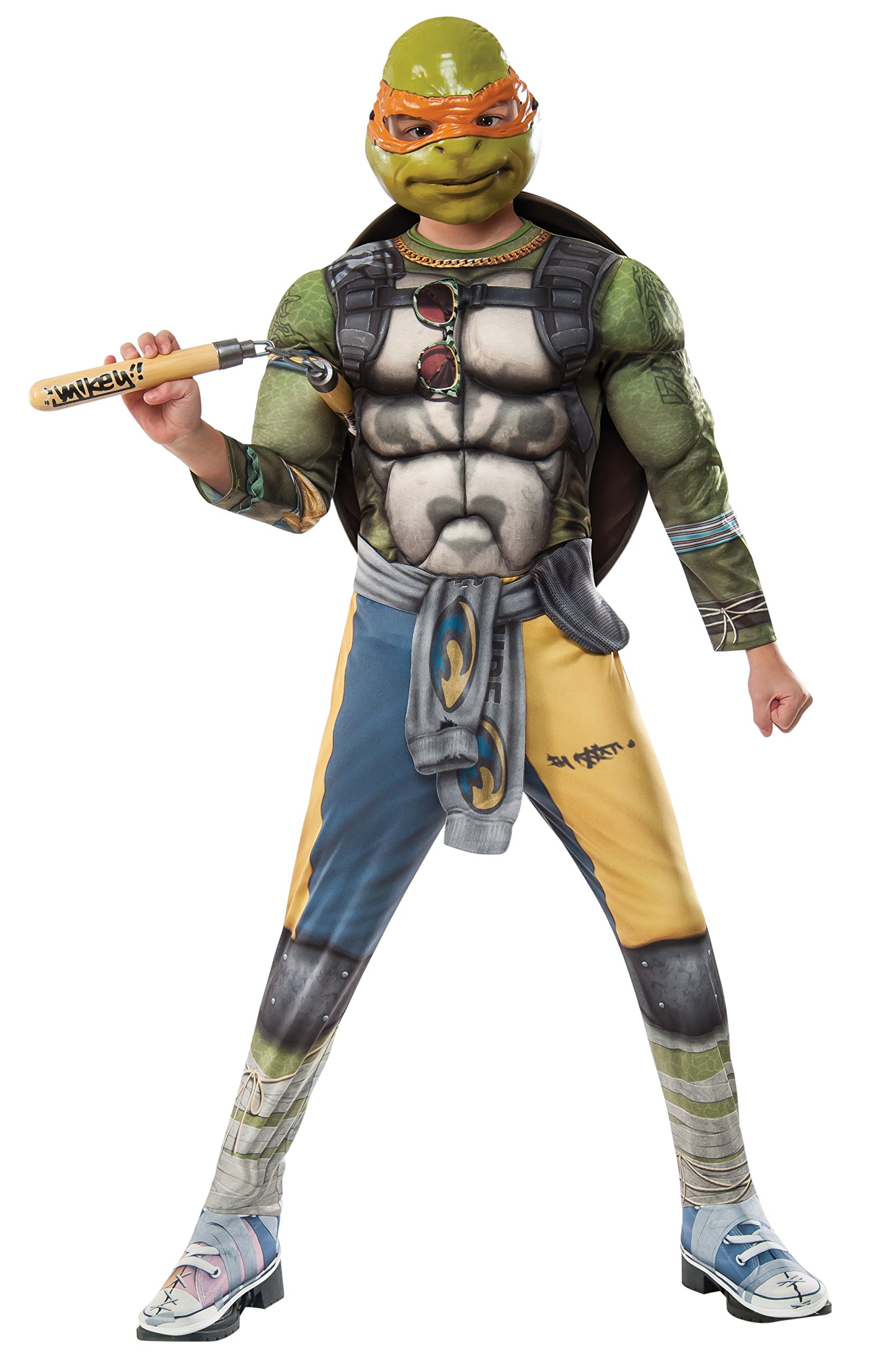 rubie-s-deluxe-michelangelo-kost-m-kinder-m-turtles image 1
