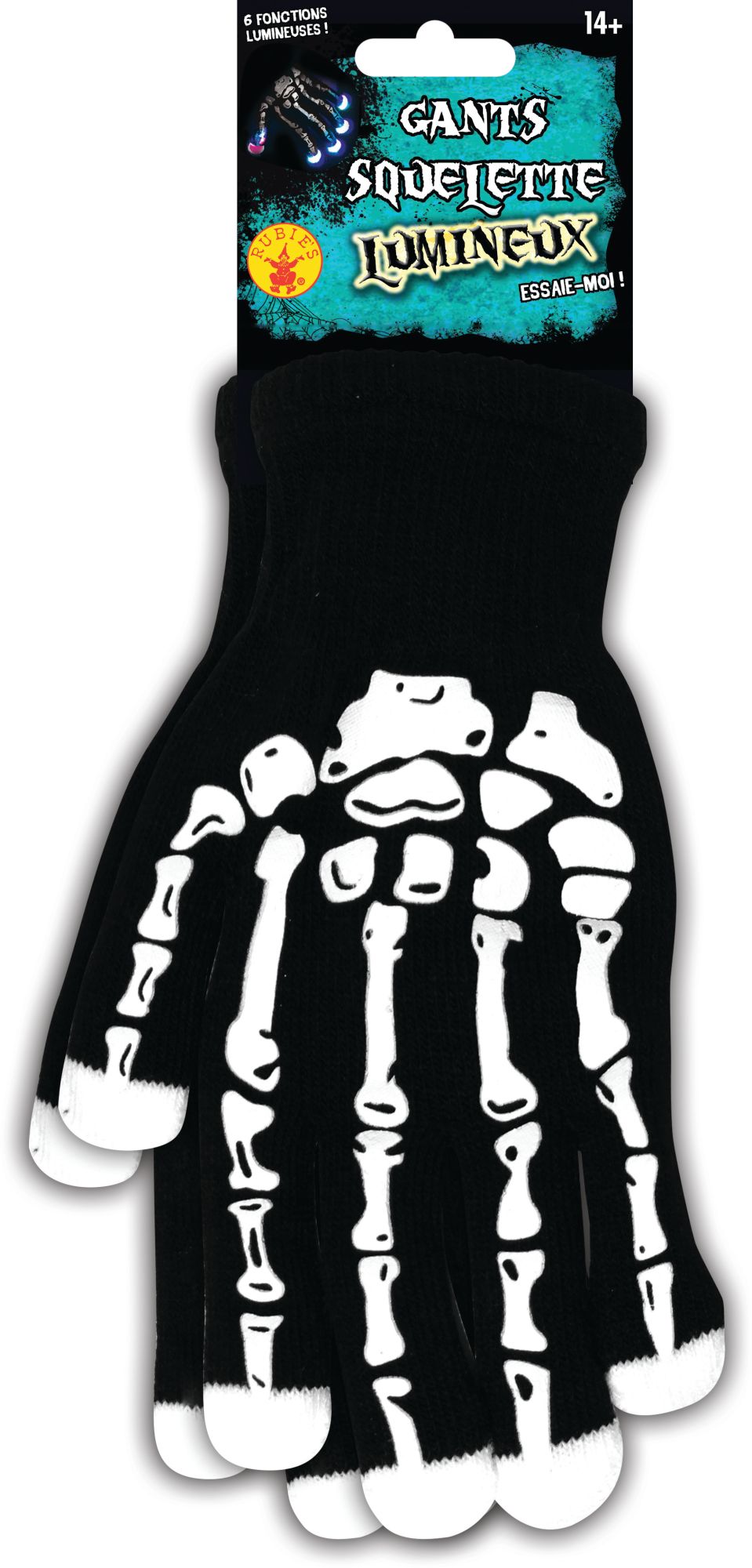 rubies-gants-skelett-handschuhe-leuchtend-mit-batterie image 2