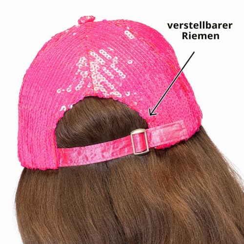 boland-bling-basecap-pink-pailletten-glitzer-cap image 8