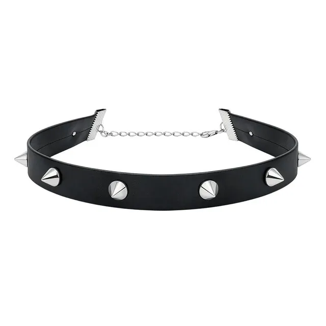 boland-studs-choker-halskette-mit-nieten-schwarz image 1