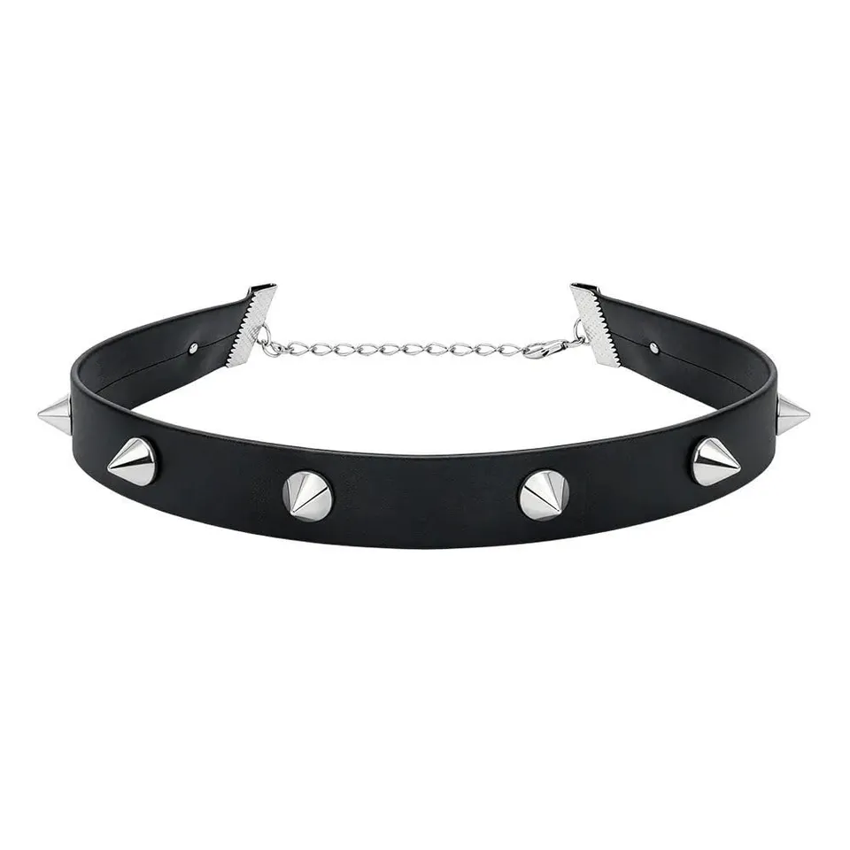 boland-studs-choker-halskette-mit-nieten-schwarz image 1