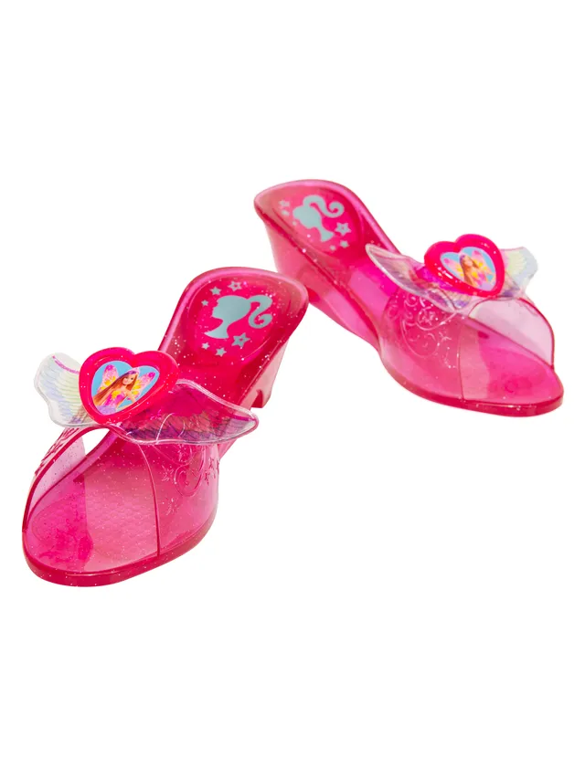 rubies-barbie-mules-schuhe-m-dchen-rosa-herz image 1