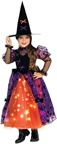 rubie-s-deluxe-sparkle-witch-hexenkost-m-m-dchen-mit-hut image 4