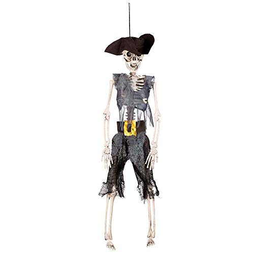 boland-halloween-skelett-pirat-deko-40-cm-figur image 2