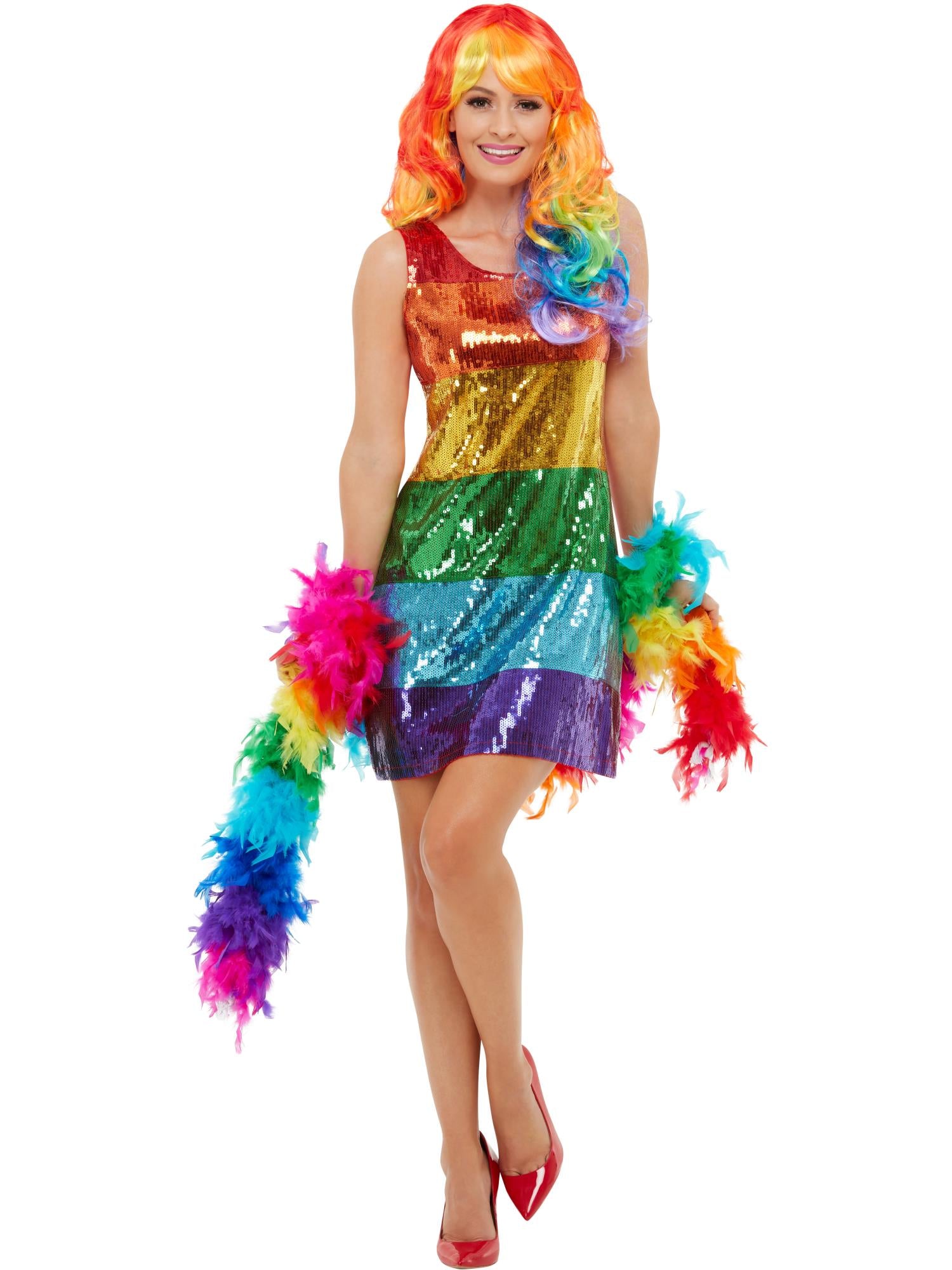 smiffys-fever-all-that-glitters-regenbogenkleid-damen image 2