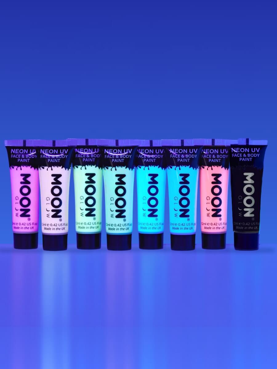 smiffys-makeup-fx-moon-glow-face-paint-schwarz-12-ml image 2