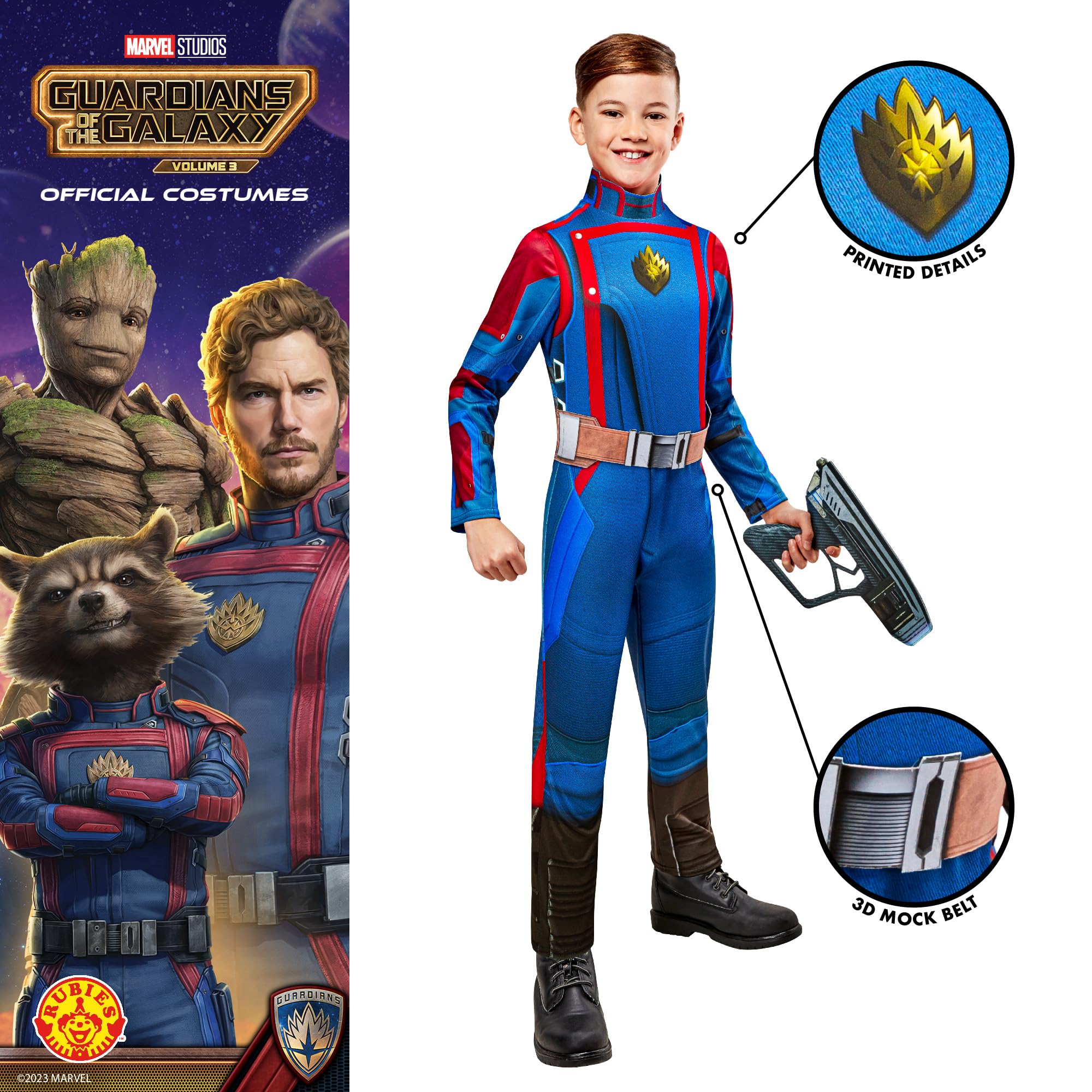rubie-s-deluxe-star-lord-kost-m-kinder-9-10-jahre image 3