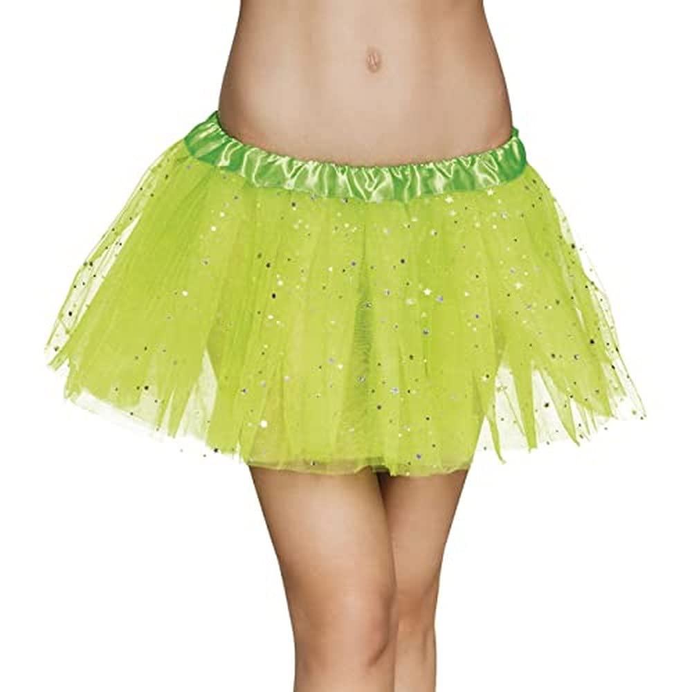 boland-twinkle-tutu-rock-damen-neongr-n-sterne image 1