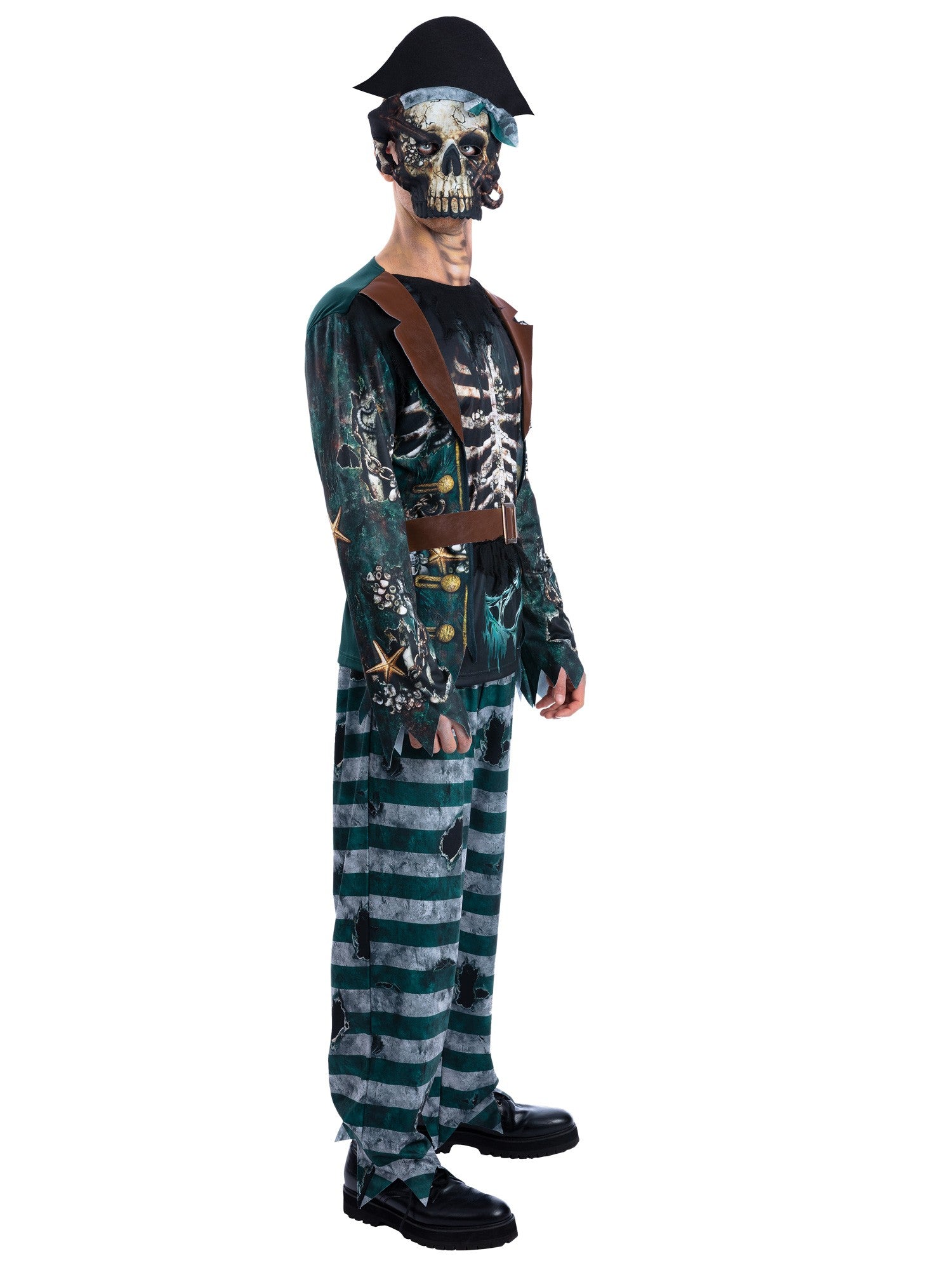 smiffys-fever-skeleton-pirate-kost-m-herren-l-5tlg image 3