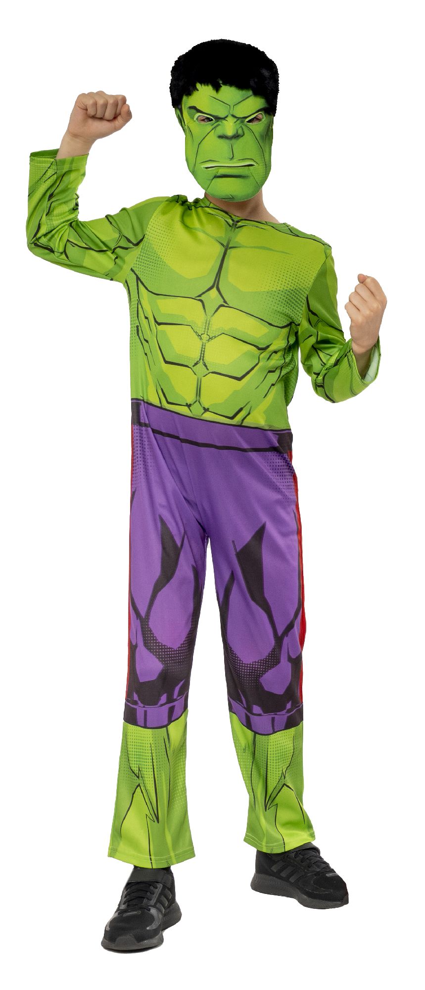 rubies-hulk-kost-m-green-collection-kinder-mit-maske image 3