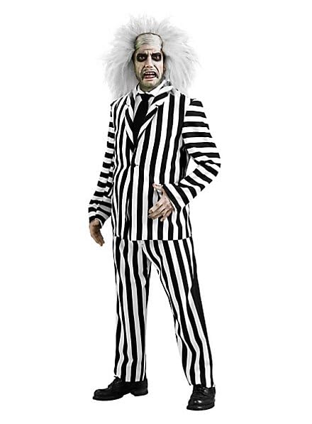 rubie-s-deluxe-beetlejuice-kost-m-herren-m-l-anzug-gestreift image 4