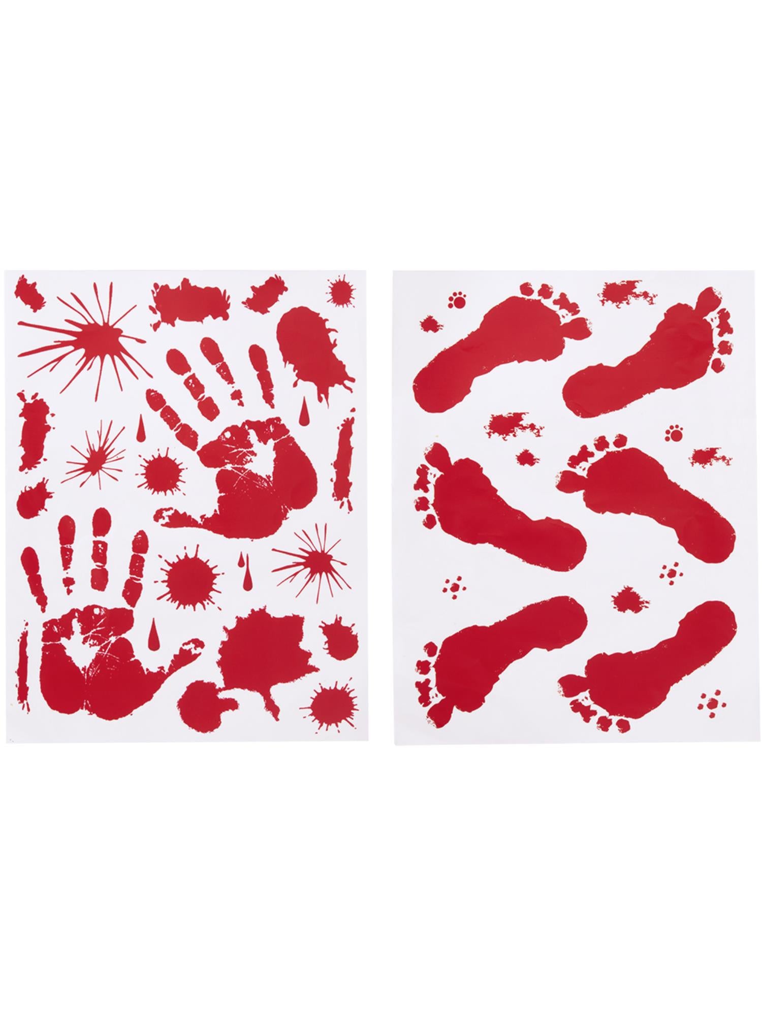 smiffys-fever-bloody-sticker-blut-deko-fenster-boden-2-motive image 1
