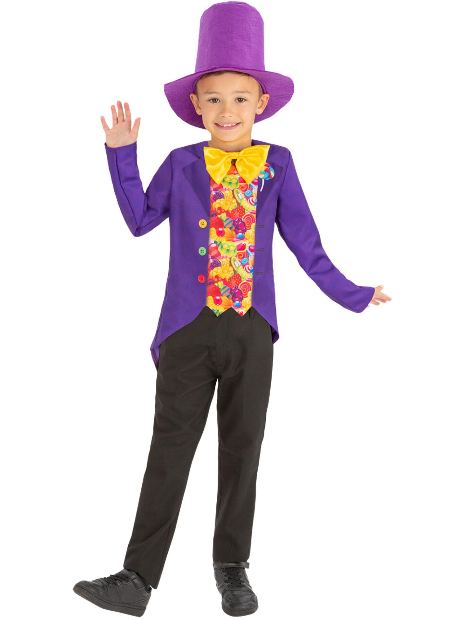 smiffys-fever-candy-man-kost-m-jungen-lila-gr-l image 2