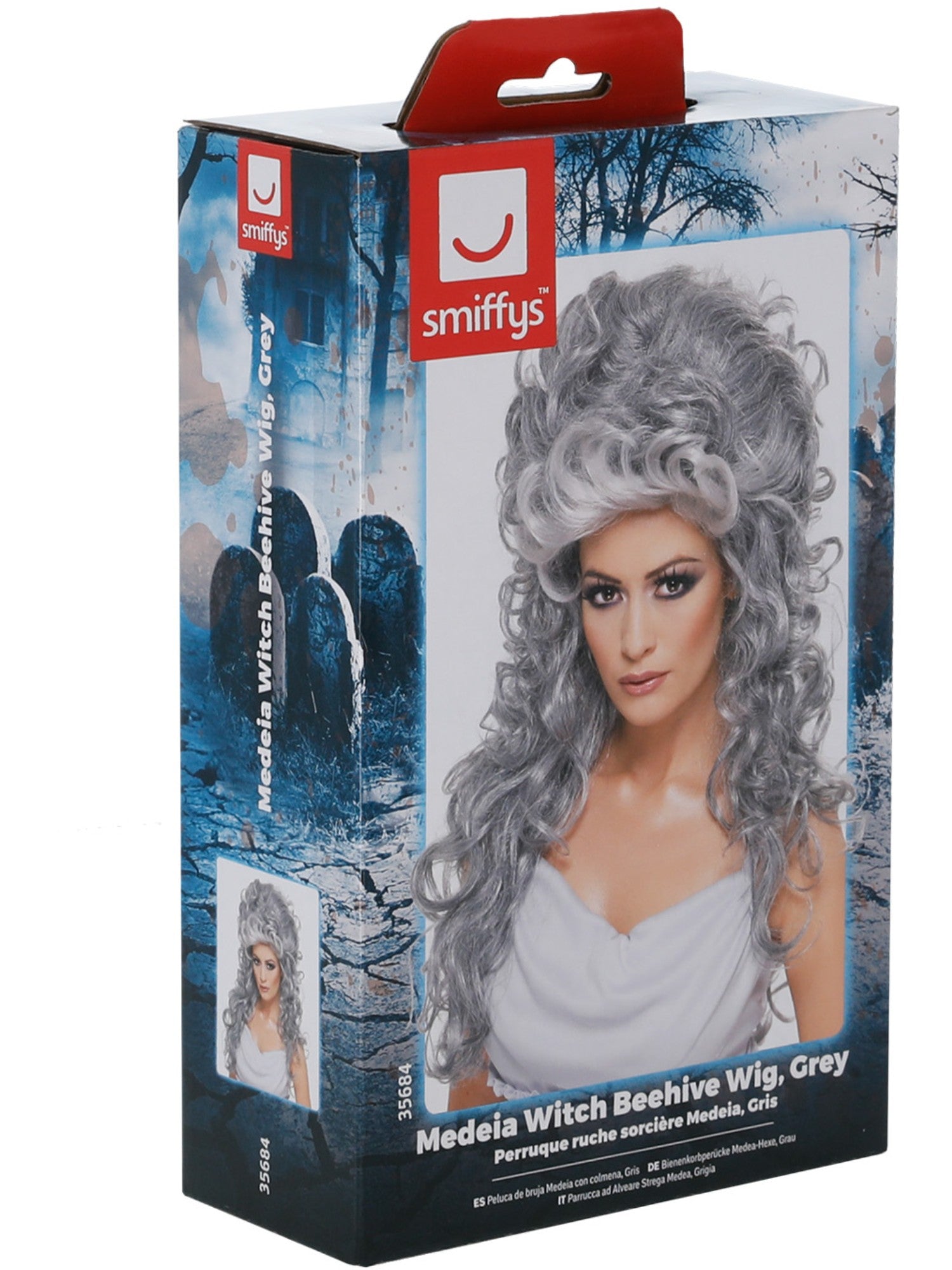 smiffys-fever-medeia-witch-per-cke-grau-damen image 4