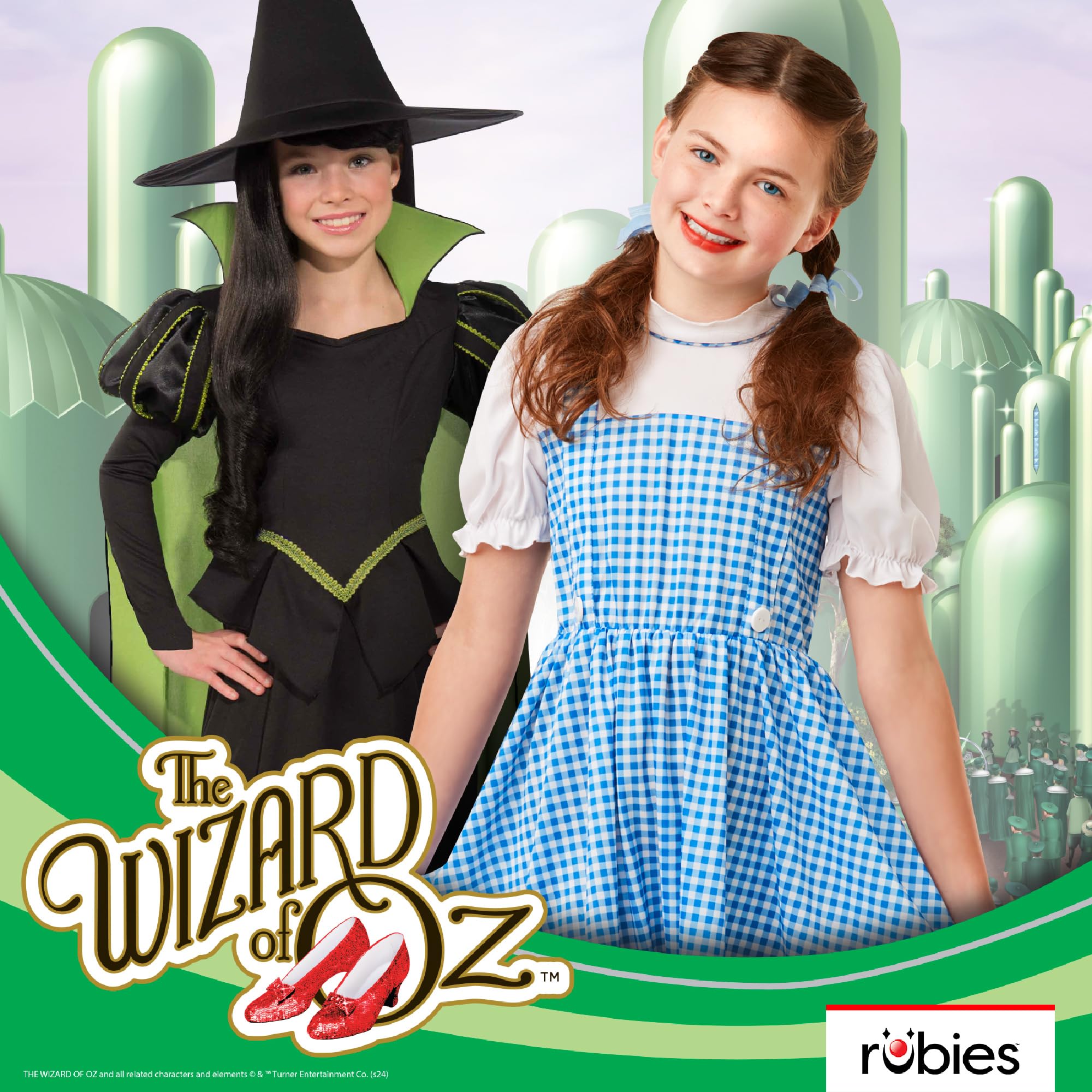 rubie-s-deluxe-glinda-kost-m-zauberer-von-oz-7-8-jahre-rosa image 6