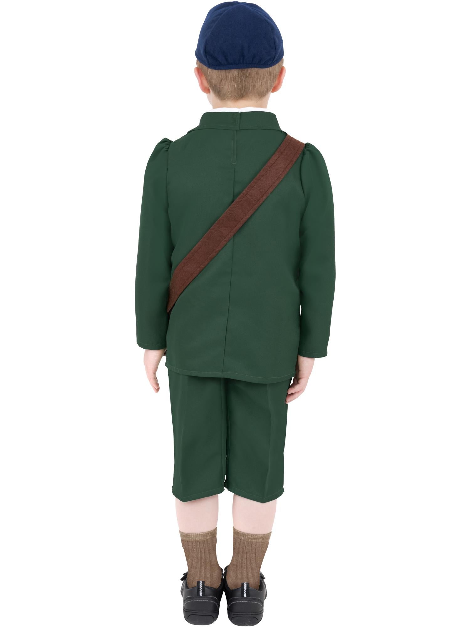 smiffys-fever-evacuee-boy-kinderkost-m-gr-n-4-teilig image 2