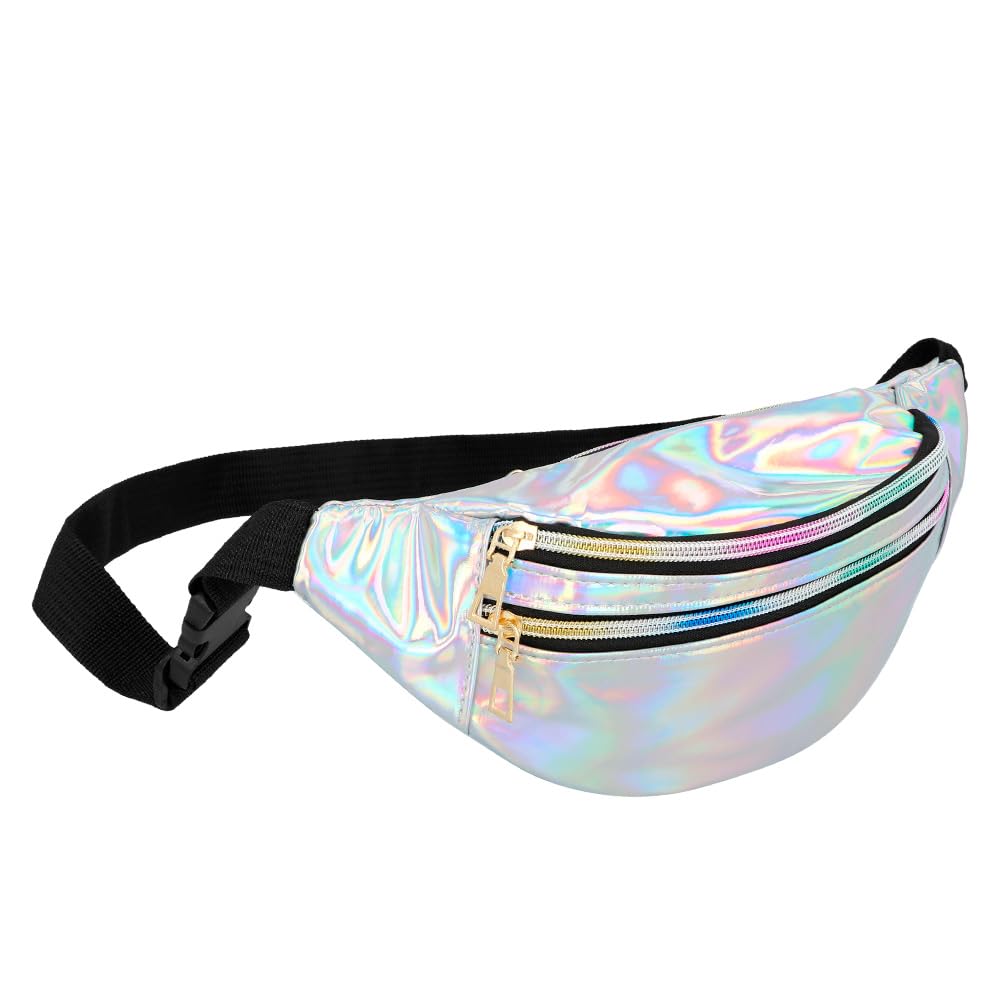 boland-retro-g-rteltasche-bauchtasche-silber-holografisch image 2