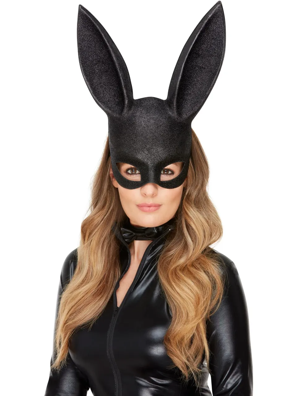 smiffys-fever-bunny-instant-kit-hasen-kost-m-schwarz-maske image 1