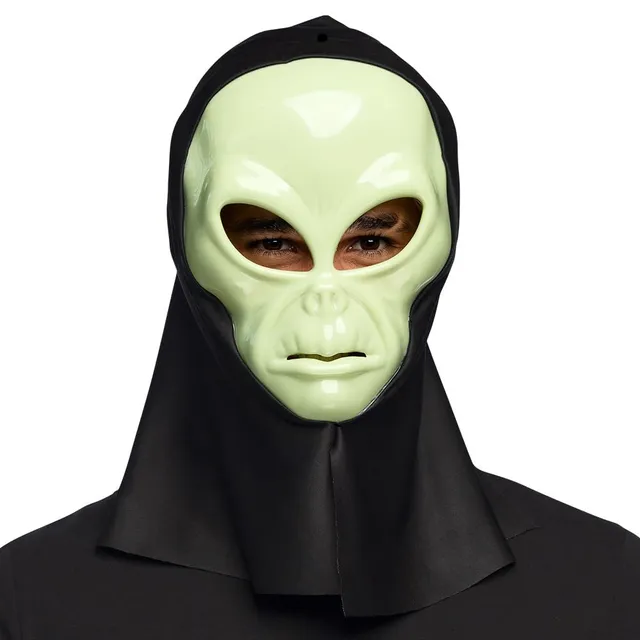 boland-alien-maske-mit-kapuze-halloween-grusel image 1