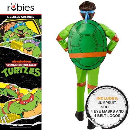 rubies-deluxe-ninja-turtles-kinderkost-m-9-10-jahre-4-in-1 image 8