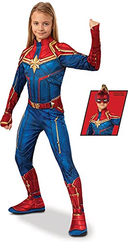 rubie-s-deluxe-kost-m-captain-marvel-klassisch-m-dchen-l-104-110 image 4