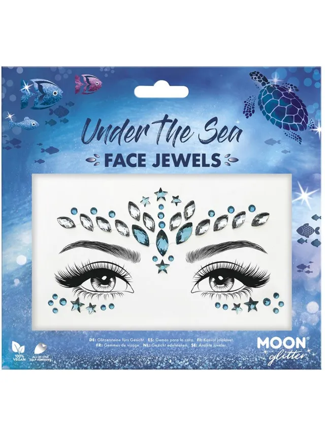 moon-glitter-face-jewels-under-the-sea-blaue-gesichtssteine image 1
