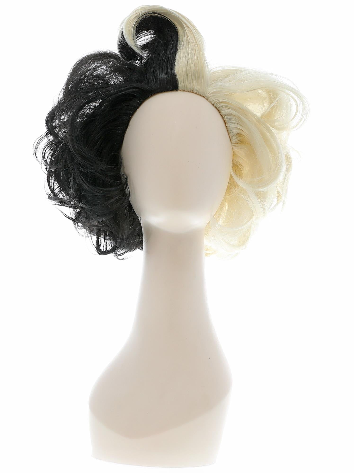 smiffys-fever-evil-madame-per-cke-schwarz-blond-damen image 3