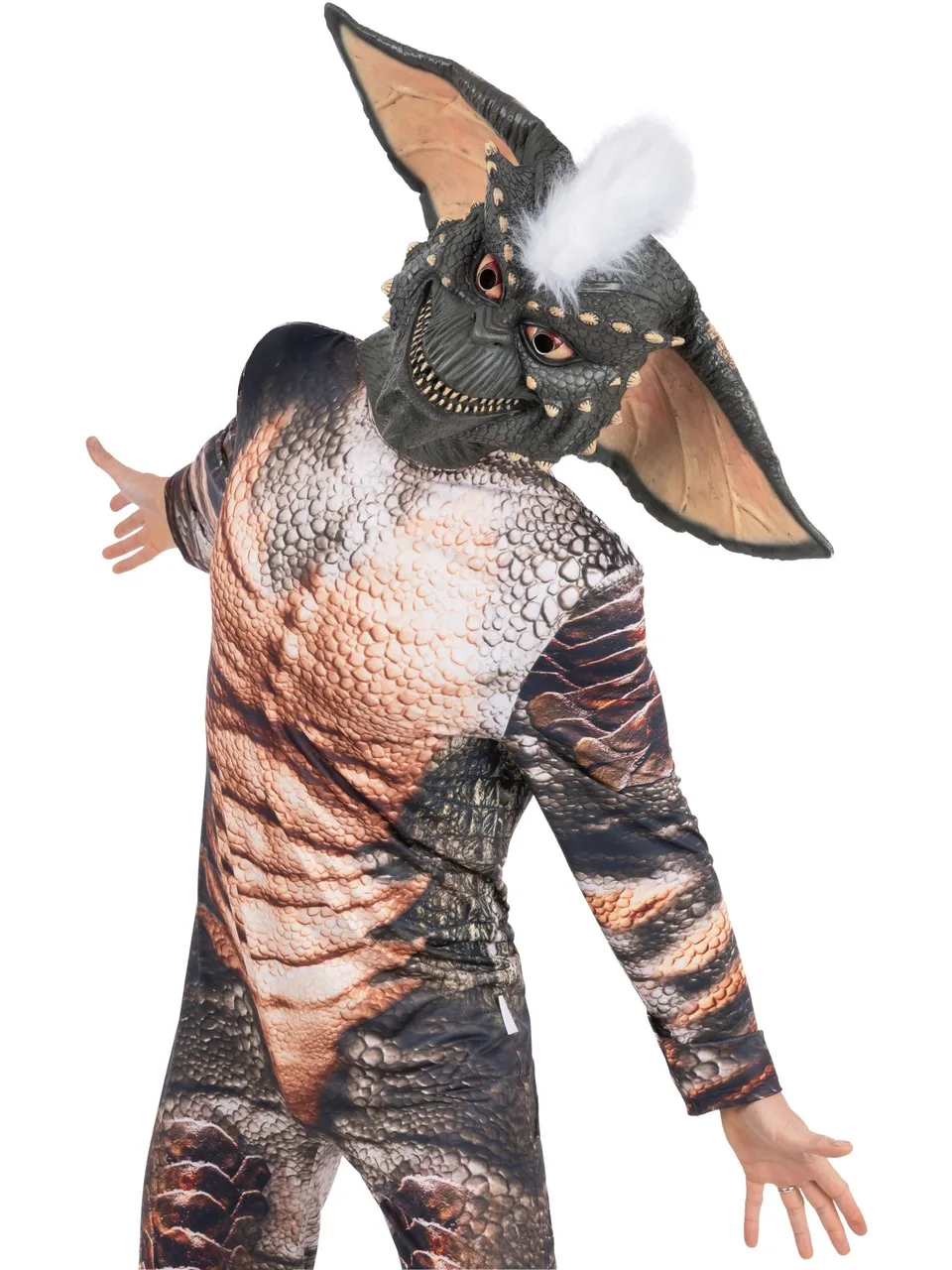 smiffys-fever-gremlins-2-stripe-vollmaske-grau-einheitsgr-e image 1