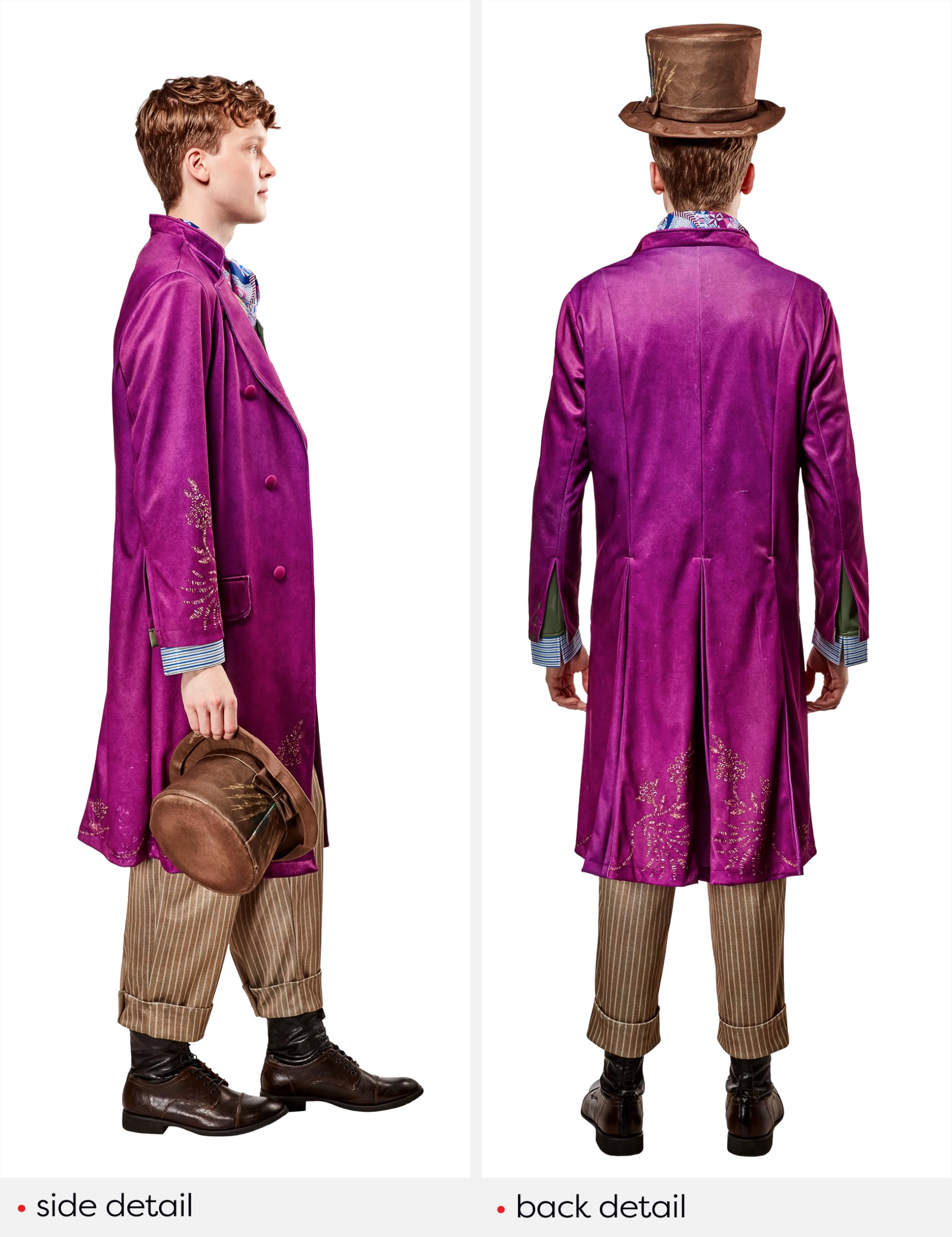 rubie-s-deluxe-willy-wonka-herrenkost-m-l-mantel-mit-zylinder image 3