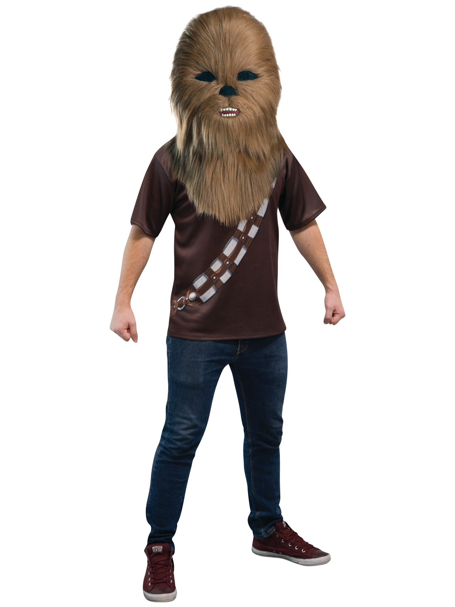 rubies-chewbacca-maskottchen-kopf-pl-schmaske-braun image 2