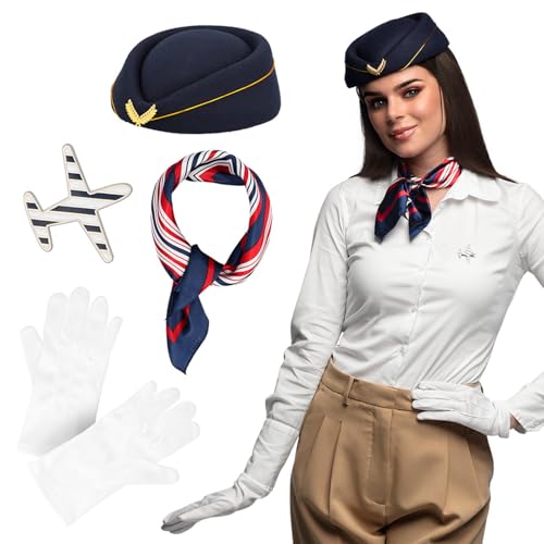 boland-33205-flugbegleiter-kost-mset-stewardess-4-tlg image 6