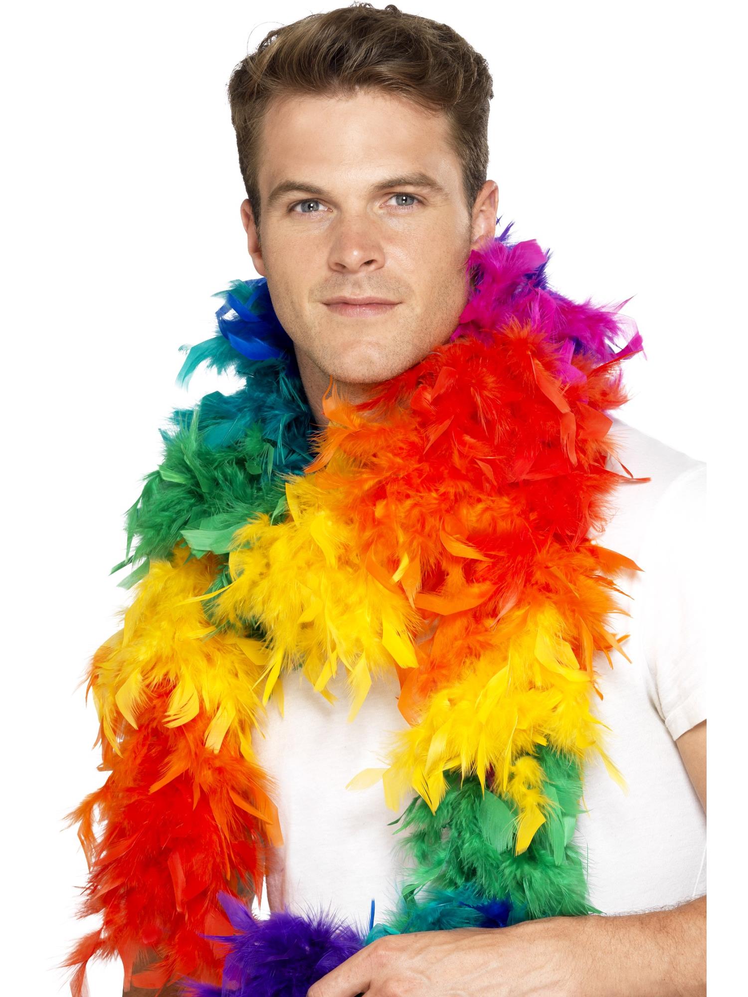 smiffys-fever-federboa-80g-regenbogen-bunt image 2