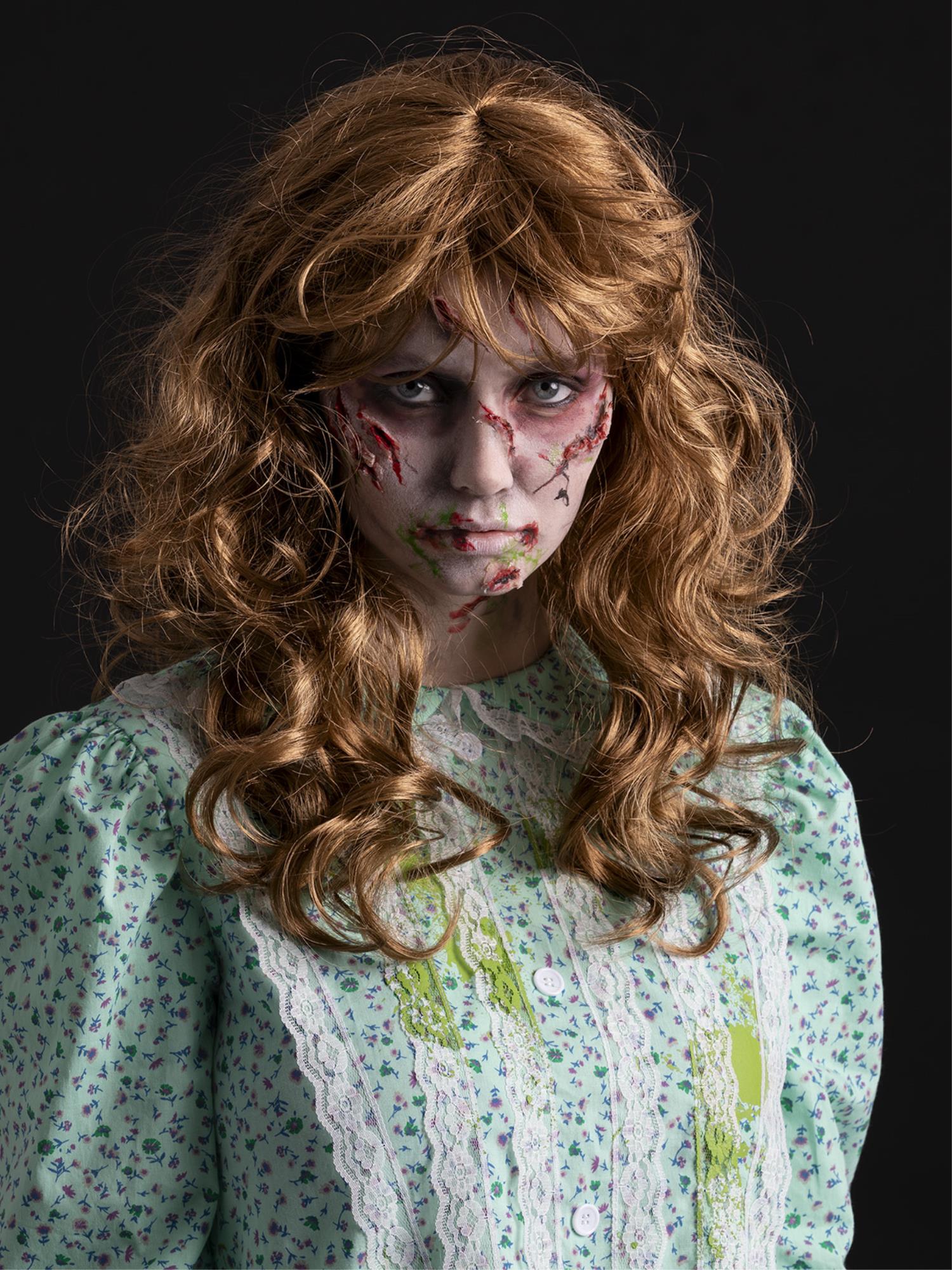 smiffys-fever-exorcist-regan-per-cke-braun-lang-wellig-damen image 2