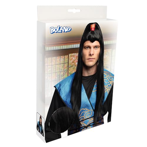boland-wigs-85063-per-cke-samurai-schwarz-zopf-erwachsene image 8