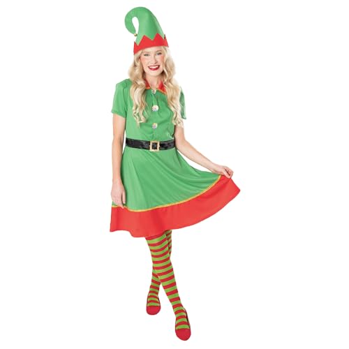 rubie-s-deluxe-elf-dress-kost-m-damen-44-47-weihnachten image 7