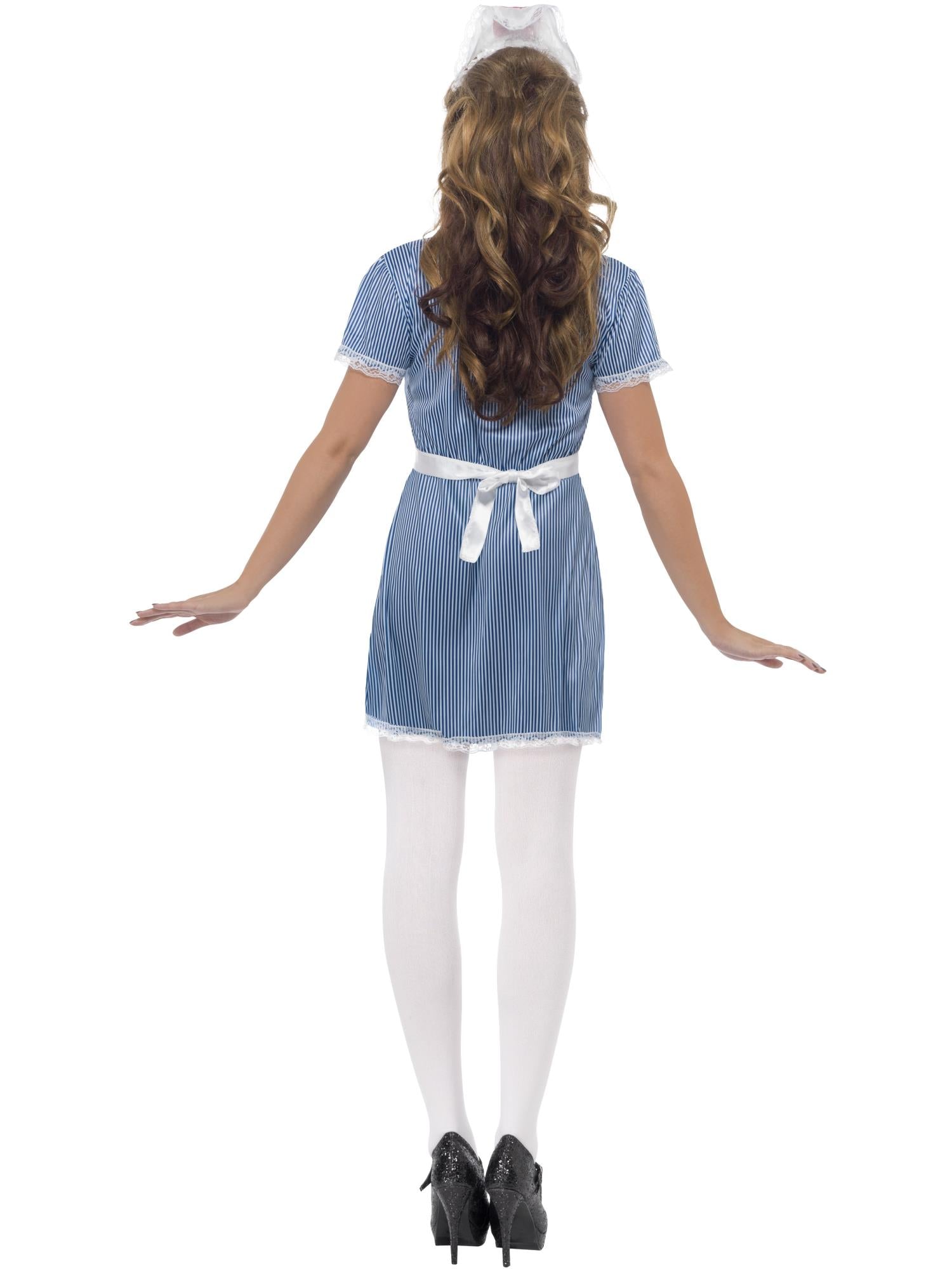 smiffys-fever-krankenschwester-kost-m-blau-damen-sexy image 2