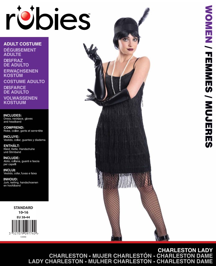rubies-charleston-damen-kost-m-m-fransen-kleid image 6