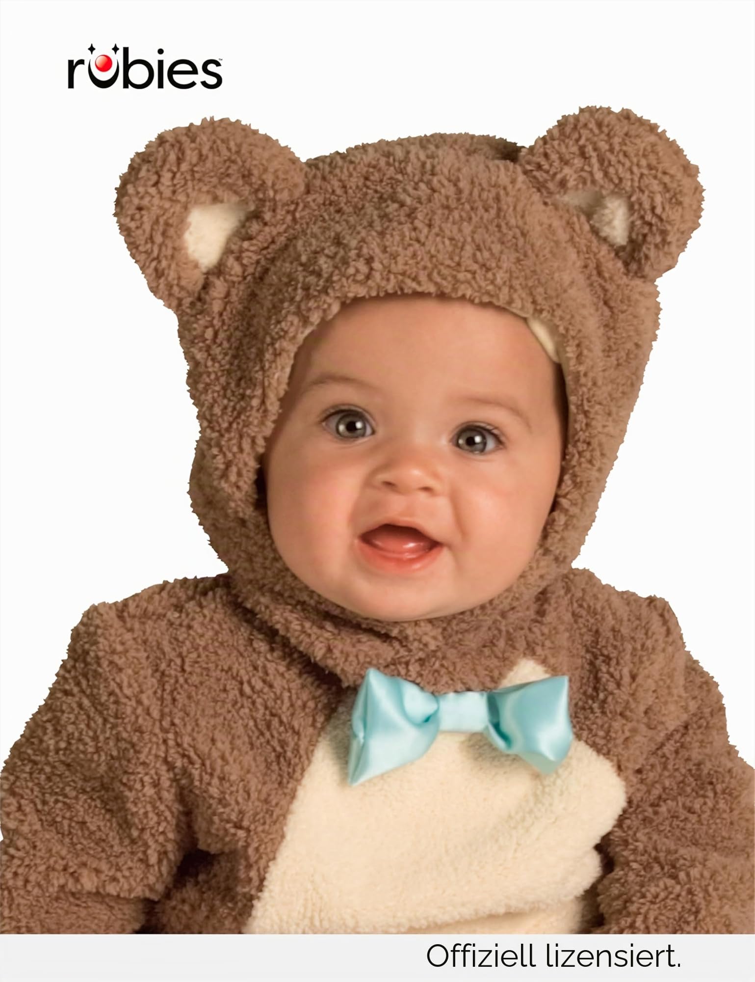rubie-s-deluxe-teddy-kost-m-baby-1-2-jahre-mit-m-tze image 2