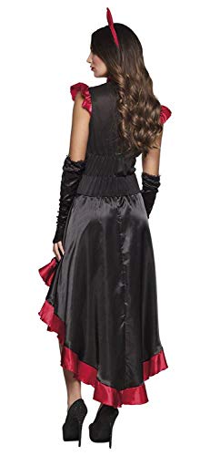 boland-gothic-teufel-kost-m-36-38-schwarz-rot-kleid-set image 6
