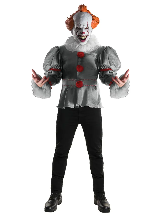 rubies-grippe-sou-clownkost-m-oberteil-latexmaske image 1