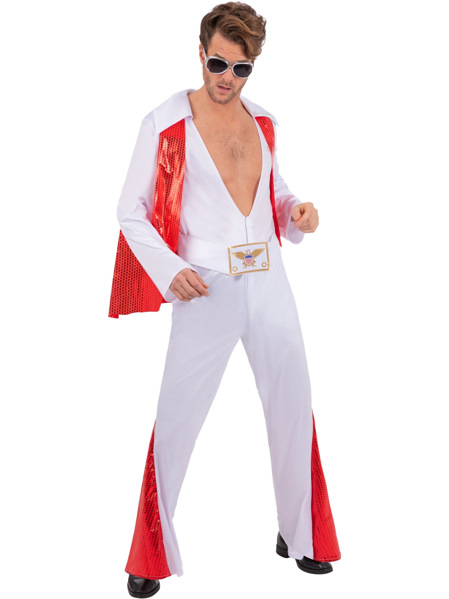 smiffys-fever-elvis-kost-m-herren-wei-jumpsuit-gr-e-m image 3